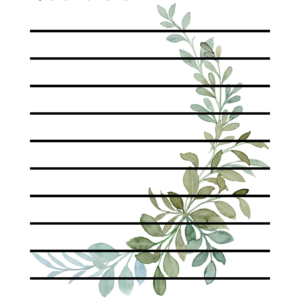 Eucalyptus Notepad Medium